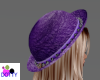 purple bowler hat