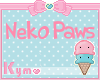 (K) Little Neko Paws