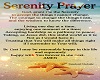 Serenity Prayer Frame