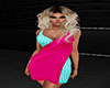 GL-Remy Pink&Teal Dress