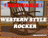 western style rocker