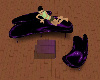 Purple Illusions P Couch