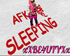 AFK Sleeping Red F-sign