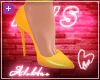 Al's Orange stilett heel