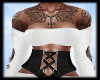 Tie White Set +tattoo