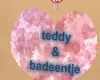 new heart love teddy & b