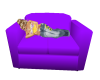 baby couch purple