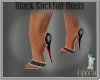 Black Cocktail Heels