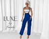 LUXE Pant Fit Blue White