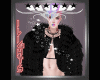 [iL] BlackUnisex FurCoat