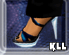 [KLL] Blue Glass Heels