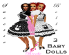 (IT) 3 Baby dolls
