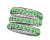Green Diamond Bracelet-R