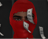 Red ski mask