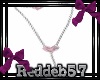 *RD* Pink Heart Necklace