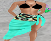 Skirt w Black Bikini