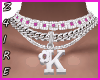 🌸 K Letter Necklaces