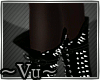 ~Vu~Black Spike Boots