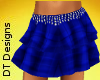 San Skirt Studded Blue
