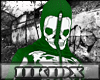 [KD] Skull Hoodie Green