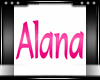 3D Alana Wall Name
