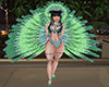 green carnival outfit