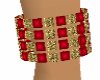 LGB ANKLETS  RIGHT RED
