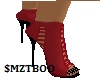 {TB}Red Stiletto boots