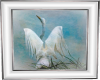PD~Snowy Egret Framed