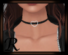Lil Heart Choker Black