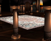 rose gold rug