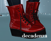 !D! Red Patent boots