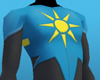 Cyan Sun body costume
