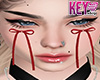 K- Ribbon Tears Red