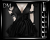 [DM] Black Floral Dress