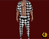 BW PJs Plaid Full S (M)