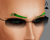 (A)Green Slit Eyebrow