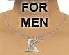 Silver K necklace