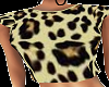 Belly Top  Leopard Print