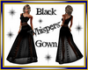Black Whispers Gown