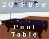 20 Pose Pool Table