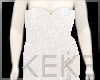 KEKE White Sequin Dress