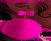 Bright pink pompoms