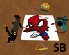 Spiderman Coloring Mat