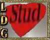 Stud Heart Skin Tattoo