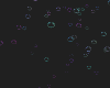 Rainbow Falling  Bubbles