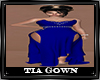 Tia Gown Blue