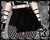 |K| Black Skirt Mesh