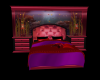 Purple Red Fish Tank Bed