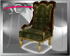 Victorian green chair